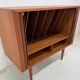 Kai Kristiansen Teak Tambour Door LP Record Cabinet, 1960s.