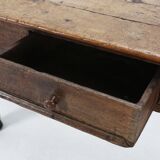 Belgian Antique oak console table with drawer, ca. 1740
