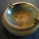 Alabaster and brass ashtray, Genuine Alabaster, vintage Italian circa 1960