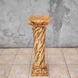 Iron column imitation marble