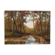 Painting "River flowing through the forest"