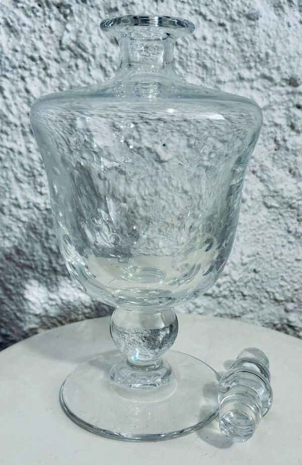 Carafe à décanter en cristal Saint Louis. Collection Bubbles