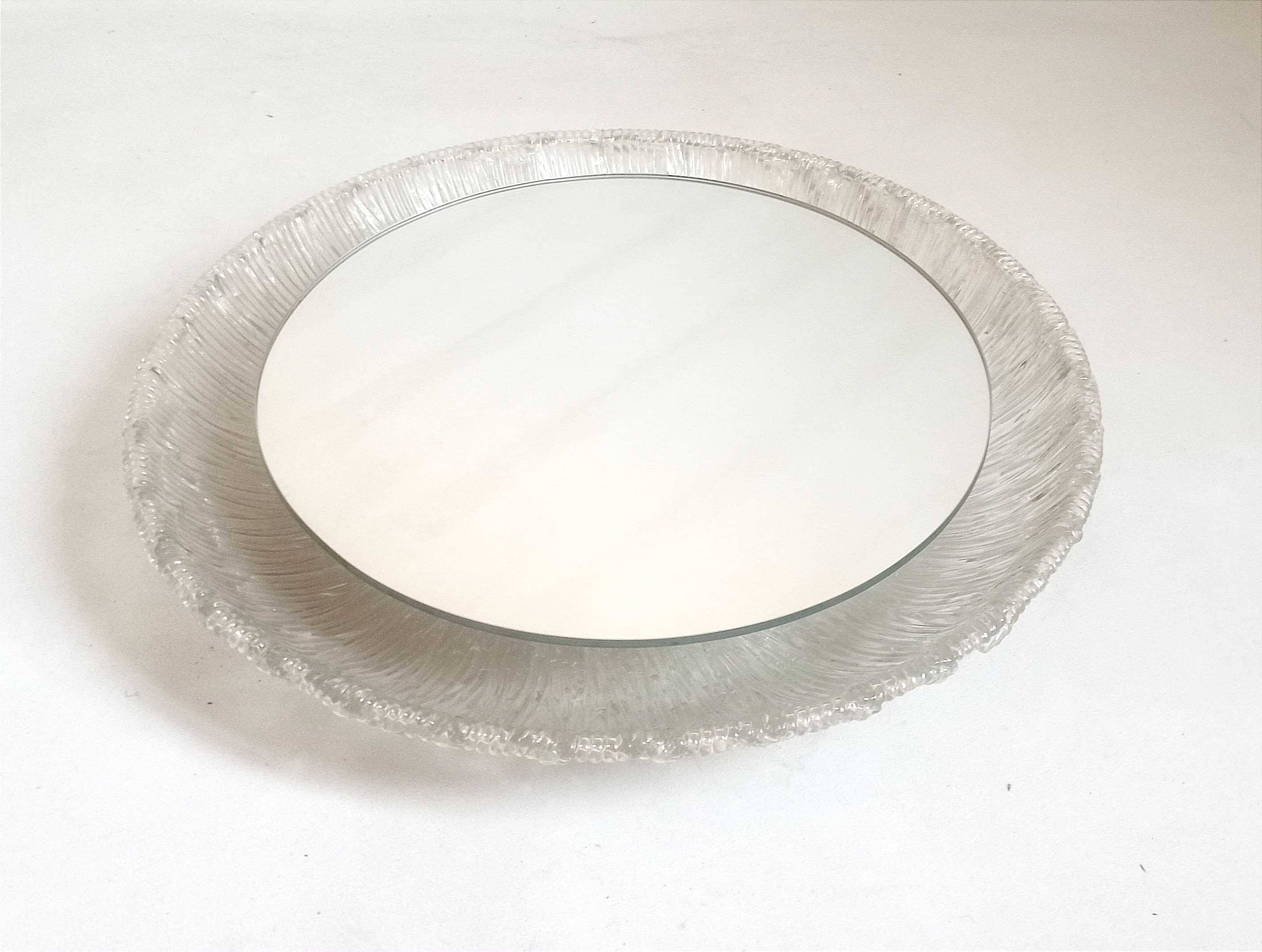 Miroir lumineux rétroéclairé hillebrand années 70