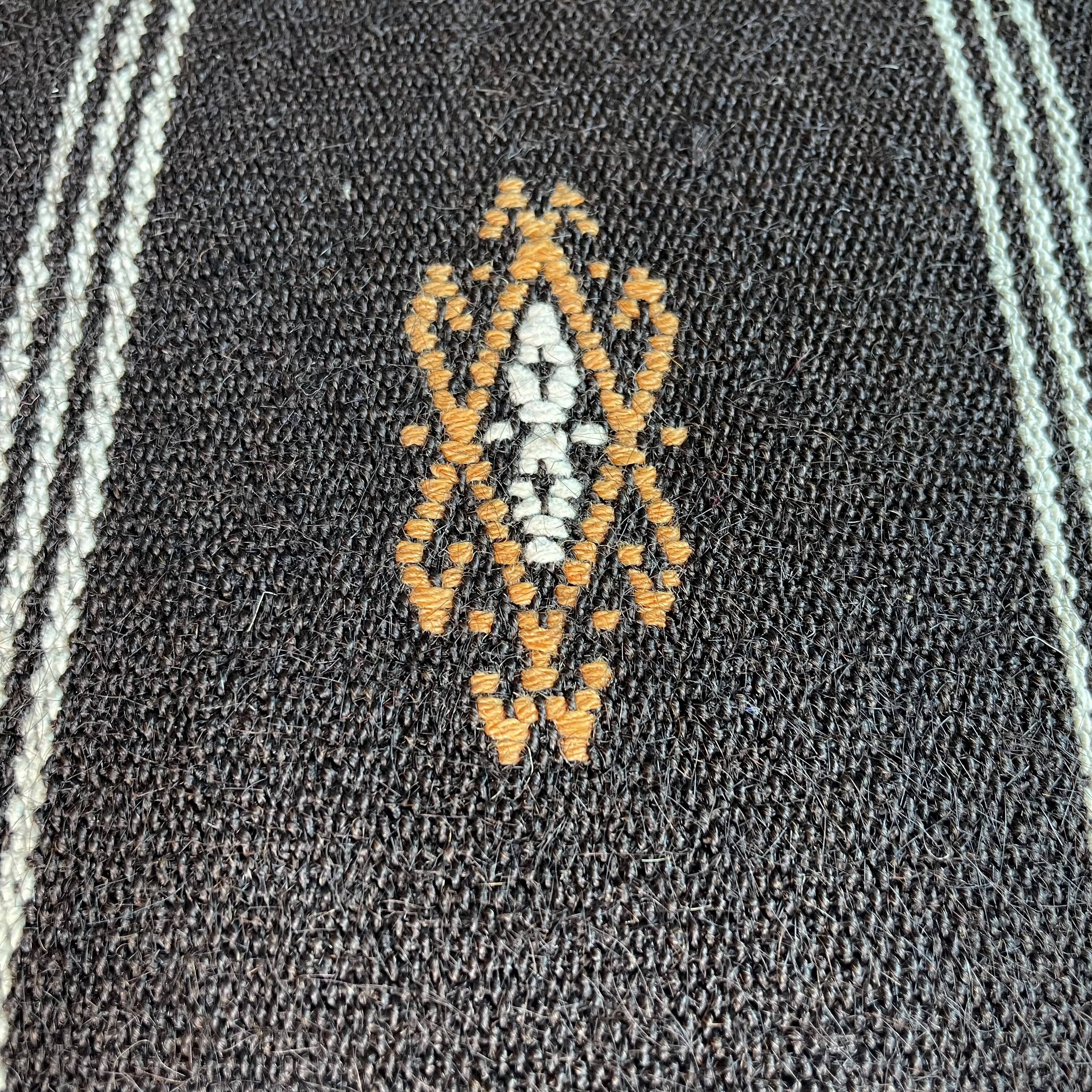 Vintage turkish kilim cushion cover , 55 x 55 cm