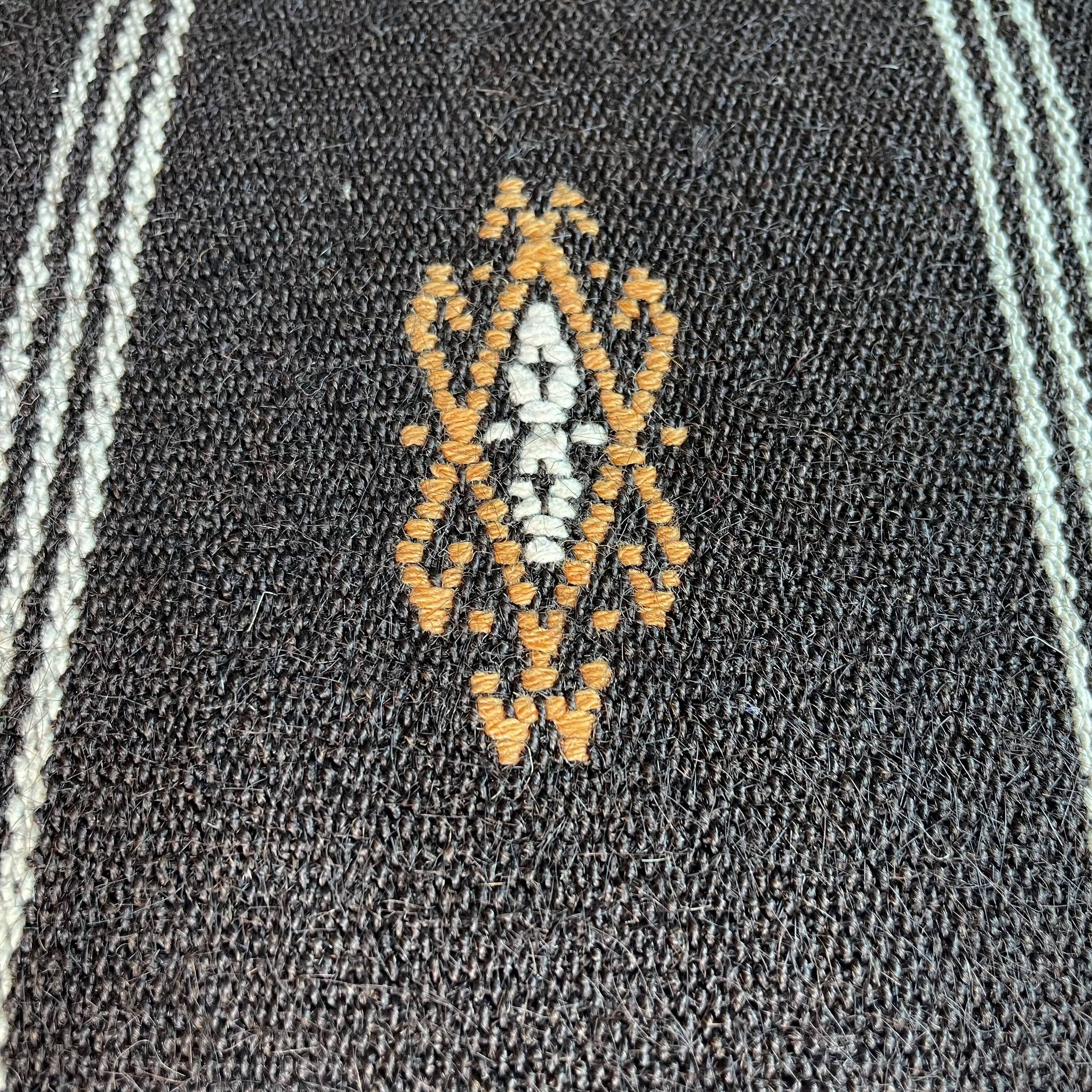 Vintage turkish kilim cushion cover , 55 x 55 cm