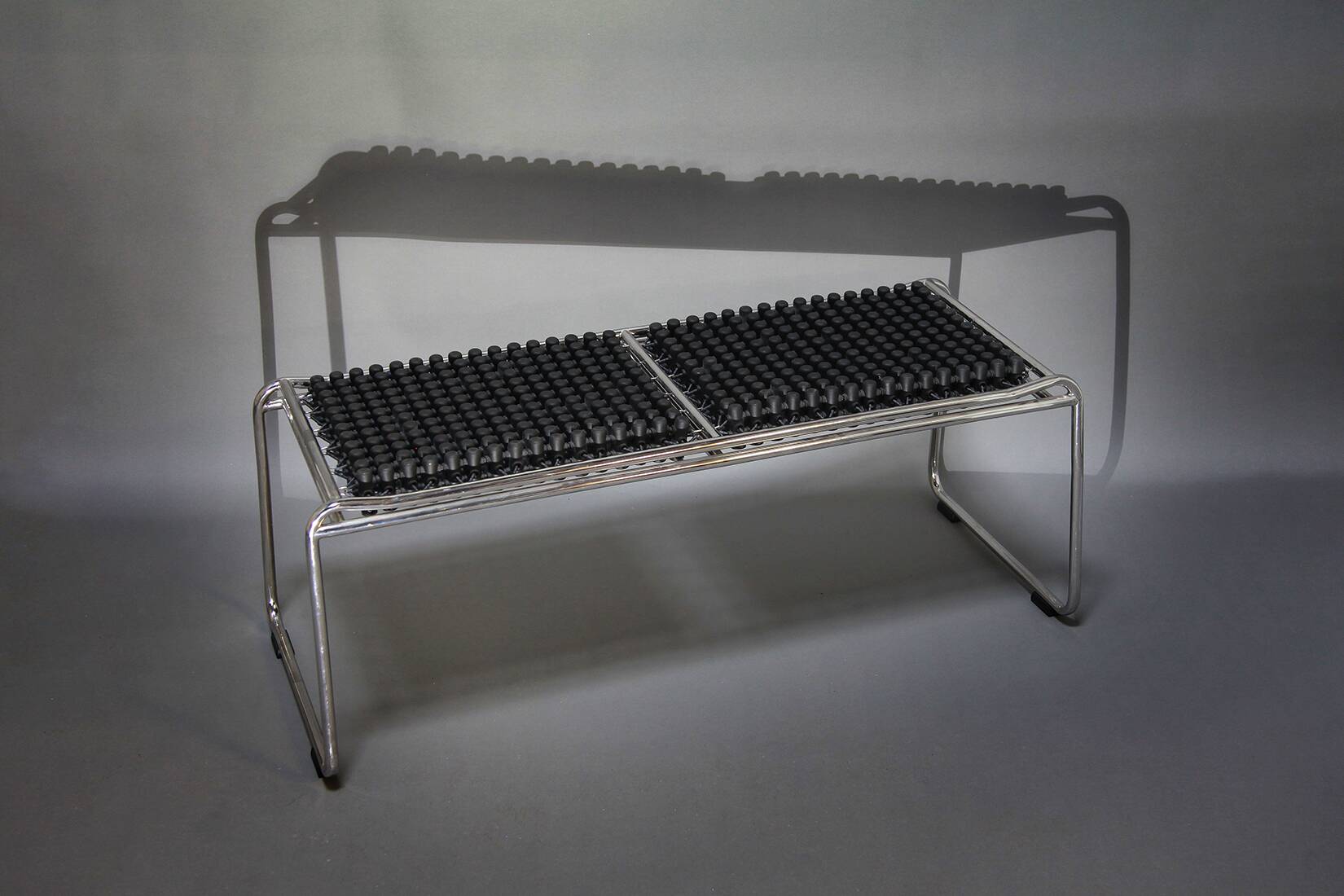 Bench 2 seater design by yos and leonard theosabrata for accuponto, 2001