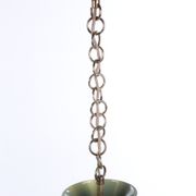 Suspension Kaiser Leuchten avec verre de Murano.