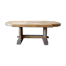 Solid oak coffee table