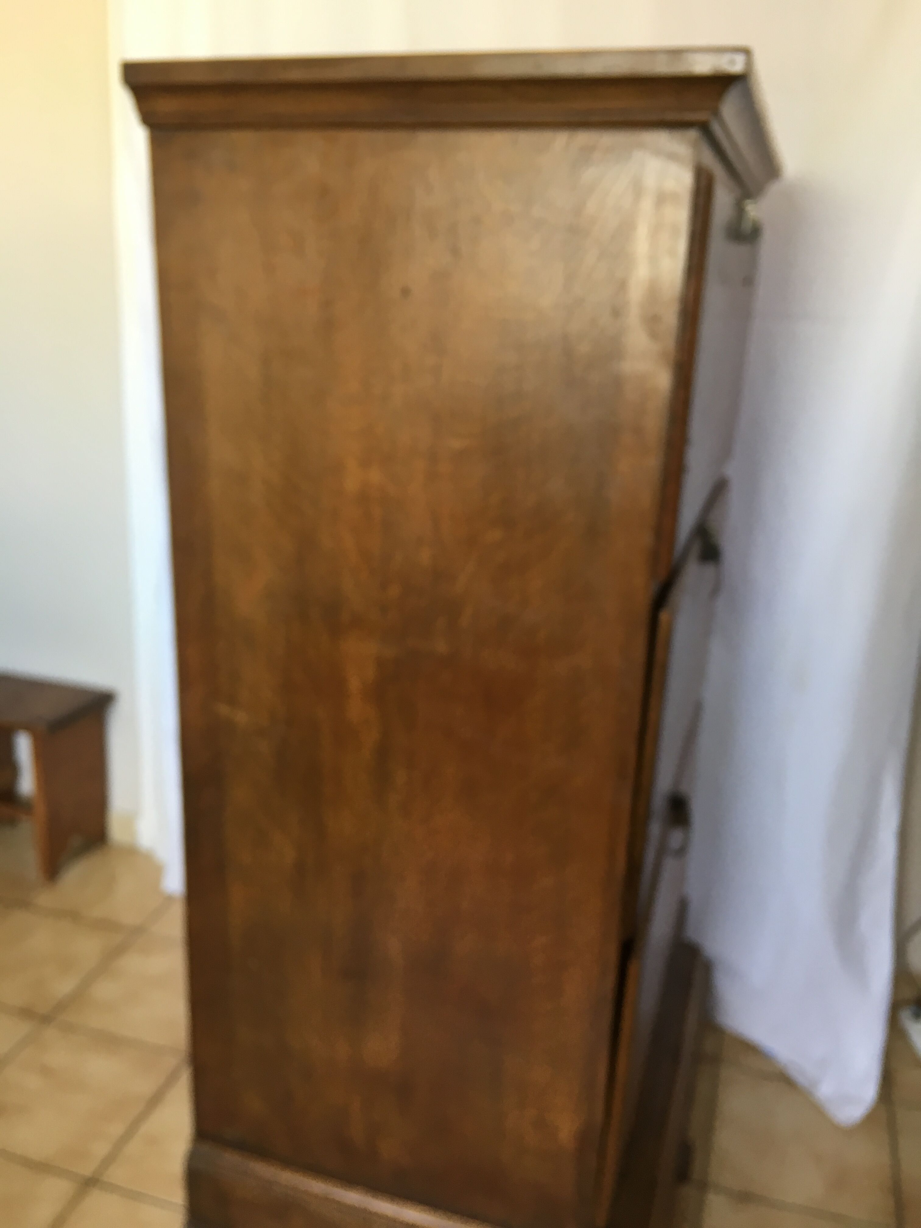 Cabinet notary scriban and lockers of oak desk