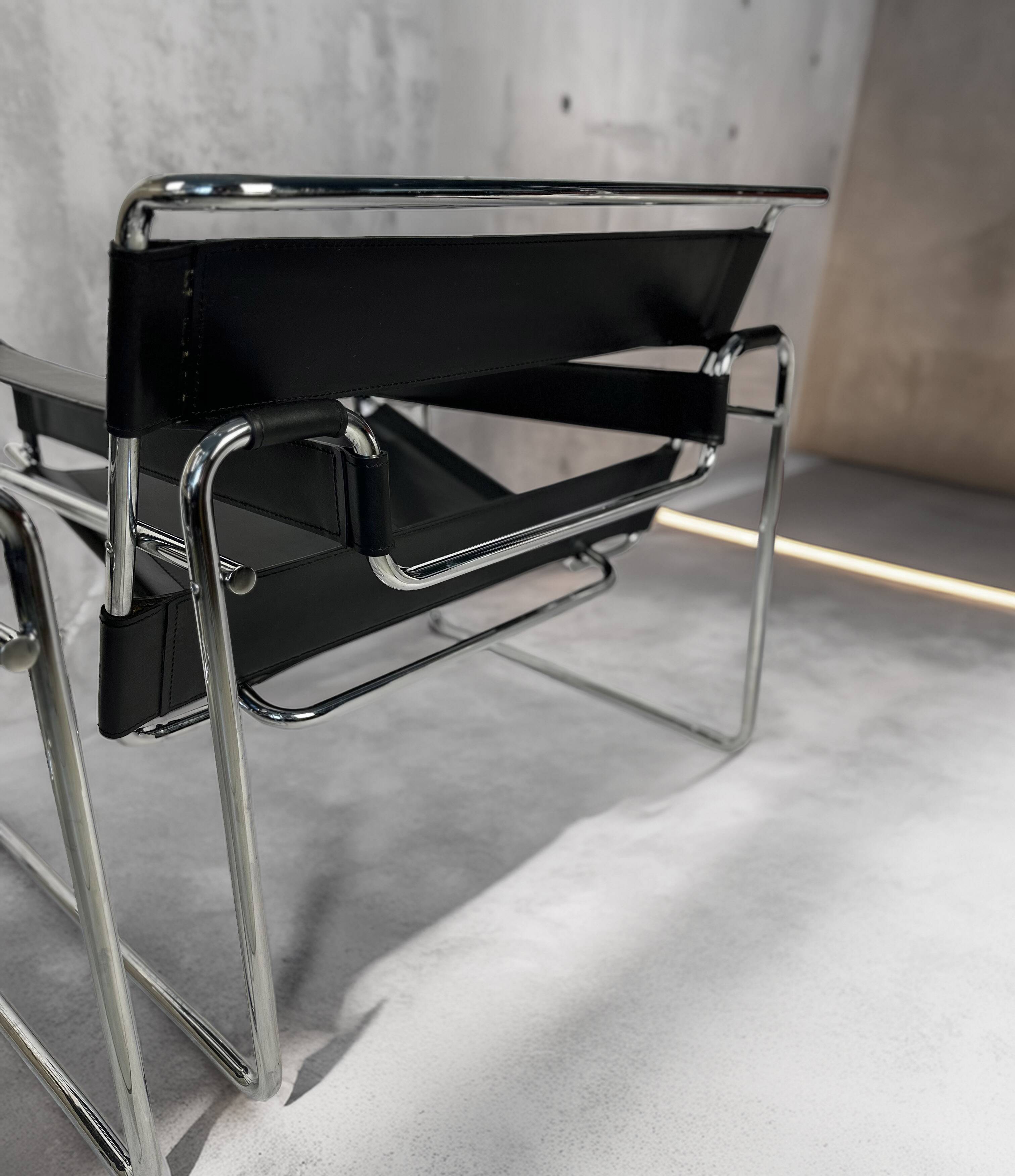 Vintage Wassily chair pair by Marcel Breuer