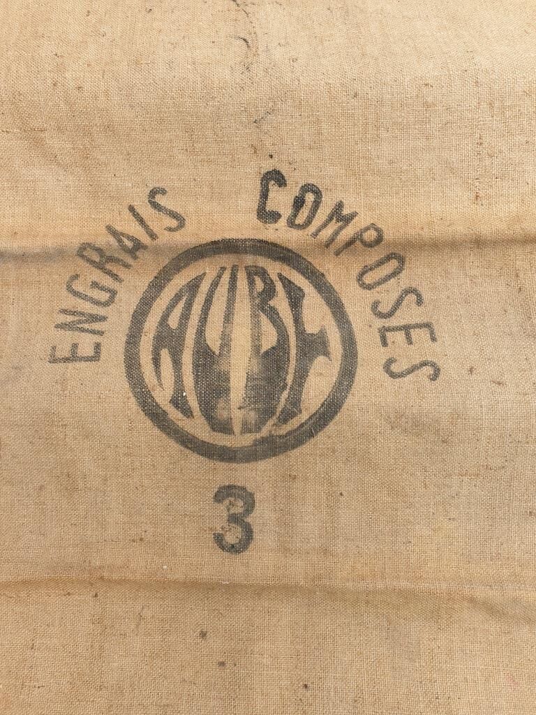 Ancient canvas bag