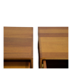 Pair of modern wooden credenzas from the mid-20th century by Christian Hvidt.