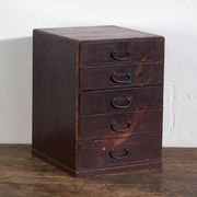 Antique Japanese lacquered kodansu with five drawers – Japan, circa 1900