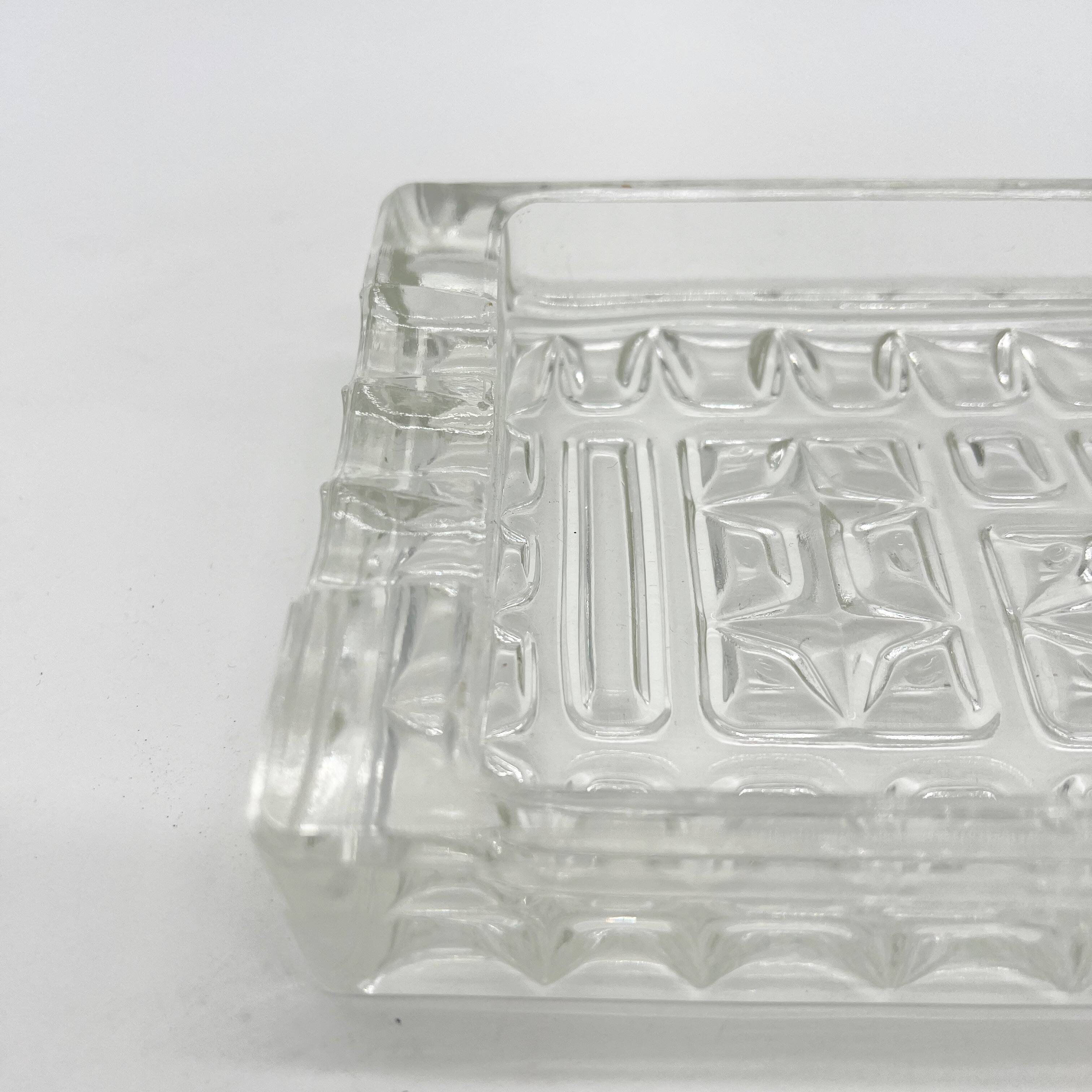 Glass ashtray by Vladislav Urban, 1960