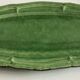 Dieulefit XXXL glazed earthenware dish with fluting 1950