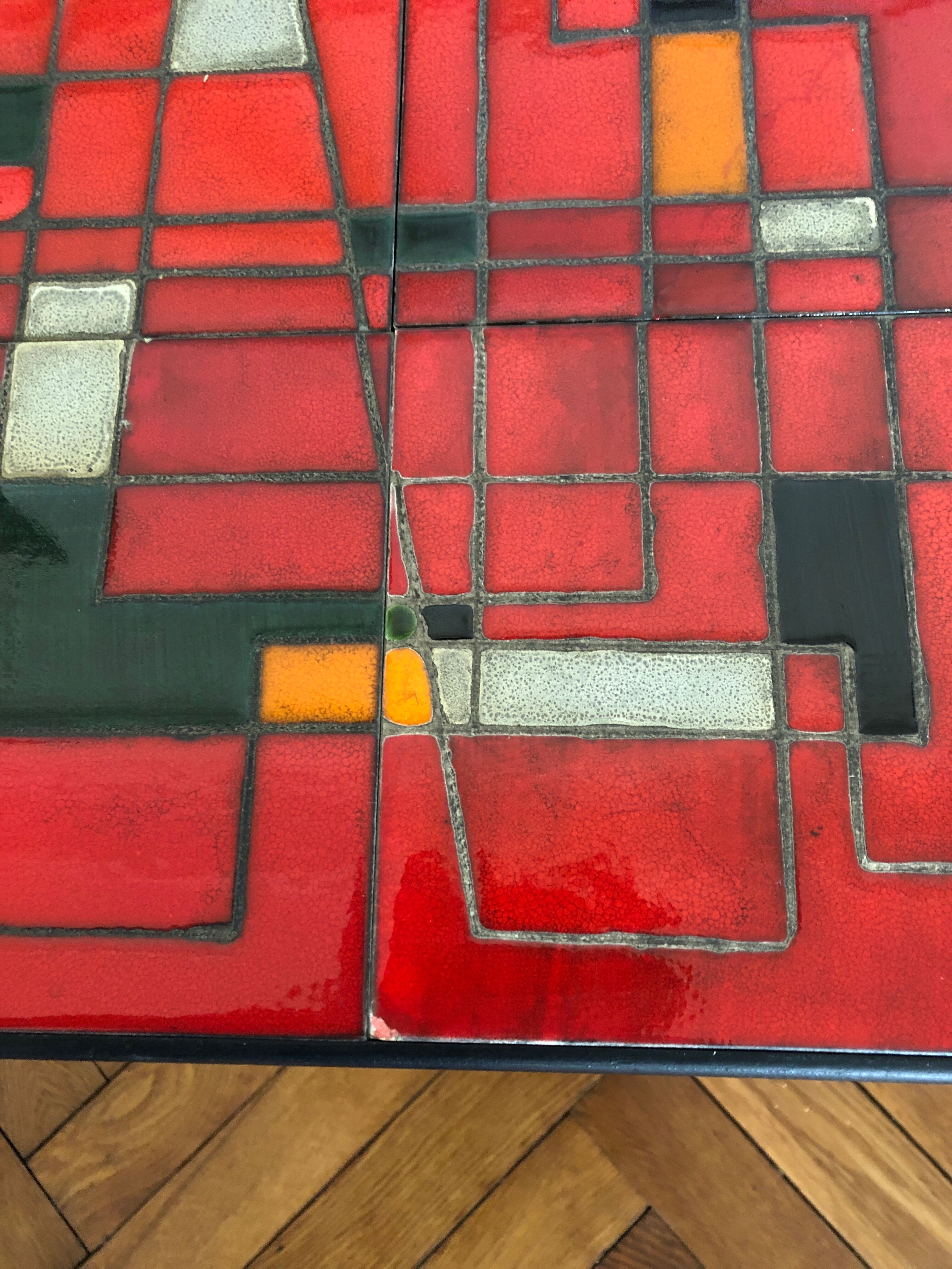 Ceramics, Vallauris coffee table