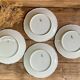 4 Limoges porcelain flat plates LEGRAND France