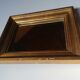 Miroir bois doré 16x20cm