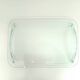 Transparent Glass Tray  Italy 1980s