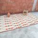 Handmade berber carpet in morocco 245 x 140 cm