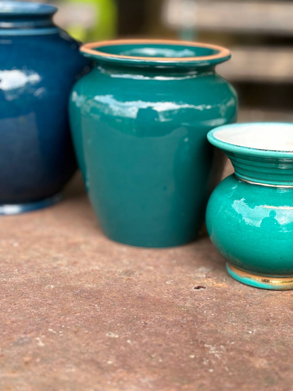 Mini ceramic ball vase