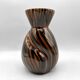 Earthenware vase • Domino collection from Sarreguemines • Vintage 60-70s