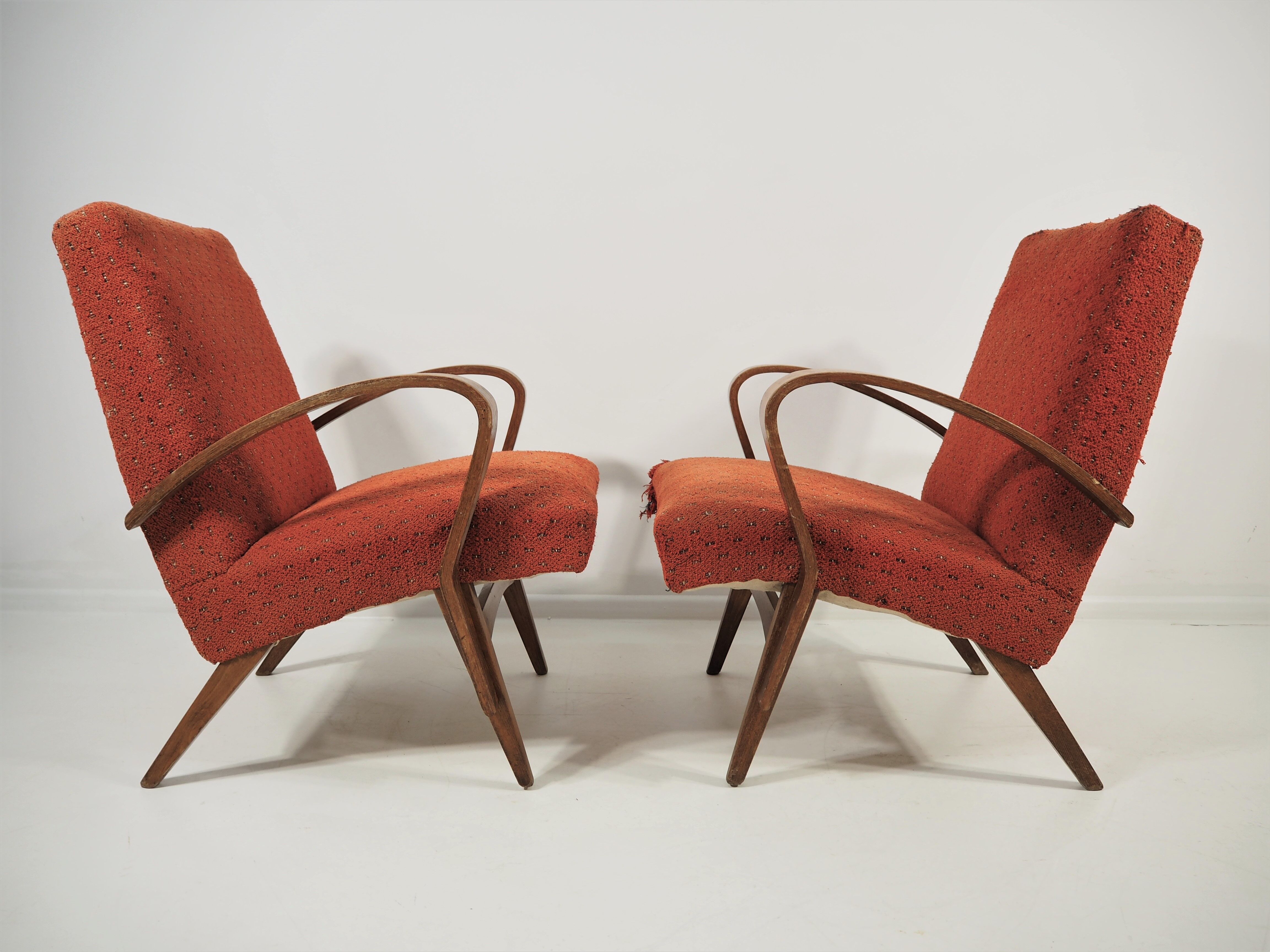 Armchairs from Tatra Pravenec, 1960s
