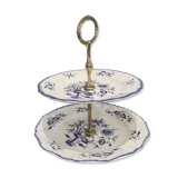 Porcelain cake display Sarreguemines Lancaster model