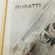 Bugatti car illustration - vintage 1930 - 30x40cm