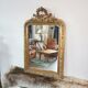 Antique gold leaf mirror 108 x 68 cm