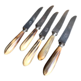 5 TD Paris horn and forged steel knives