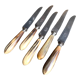 5 TD Paris horn and forged steel knives