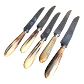 5 TD Paris horn and forged steel knives