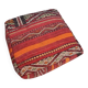 Set of 8 Moroccan Berber poufs in wool – Vintage red kilim