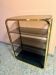 Vintage shelf in brass and smoked glass – Italian work, circa 1970