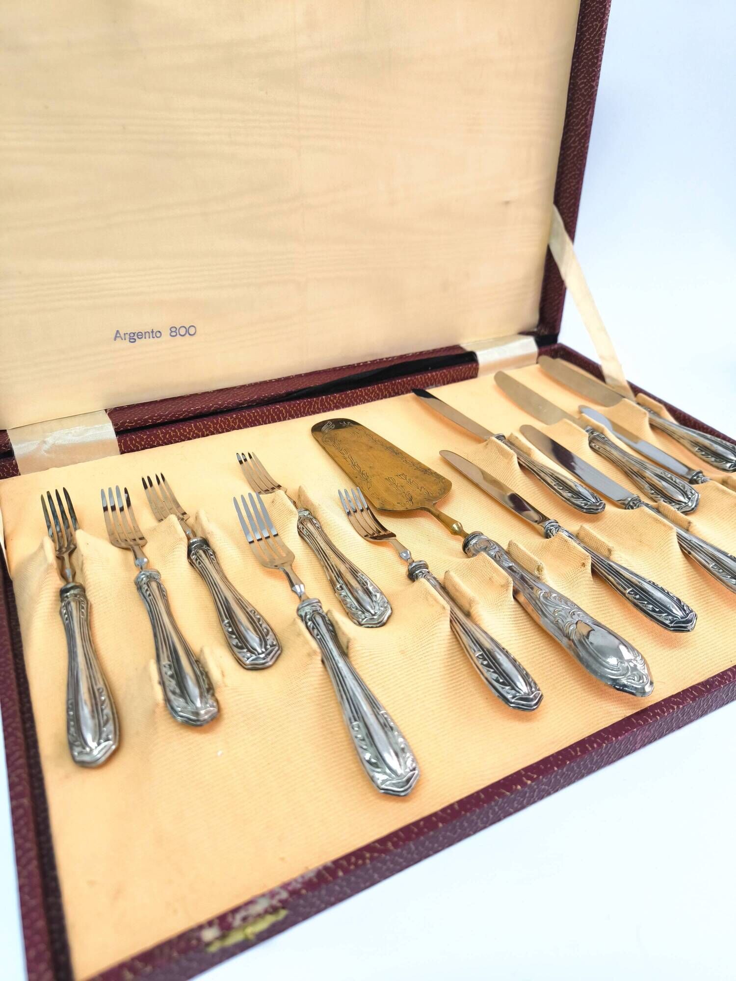 Vintage Solingen cutlery, 800 silver and stainless steel (1940s-1950s)