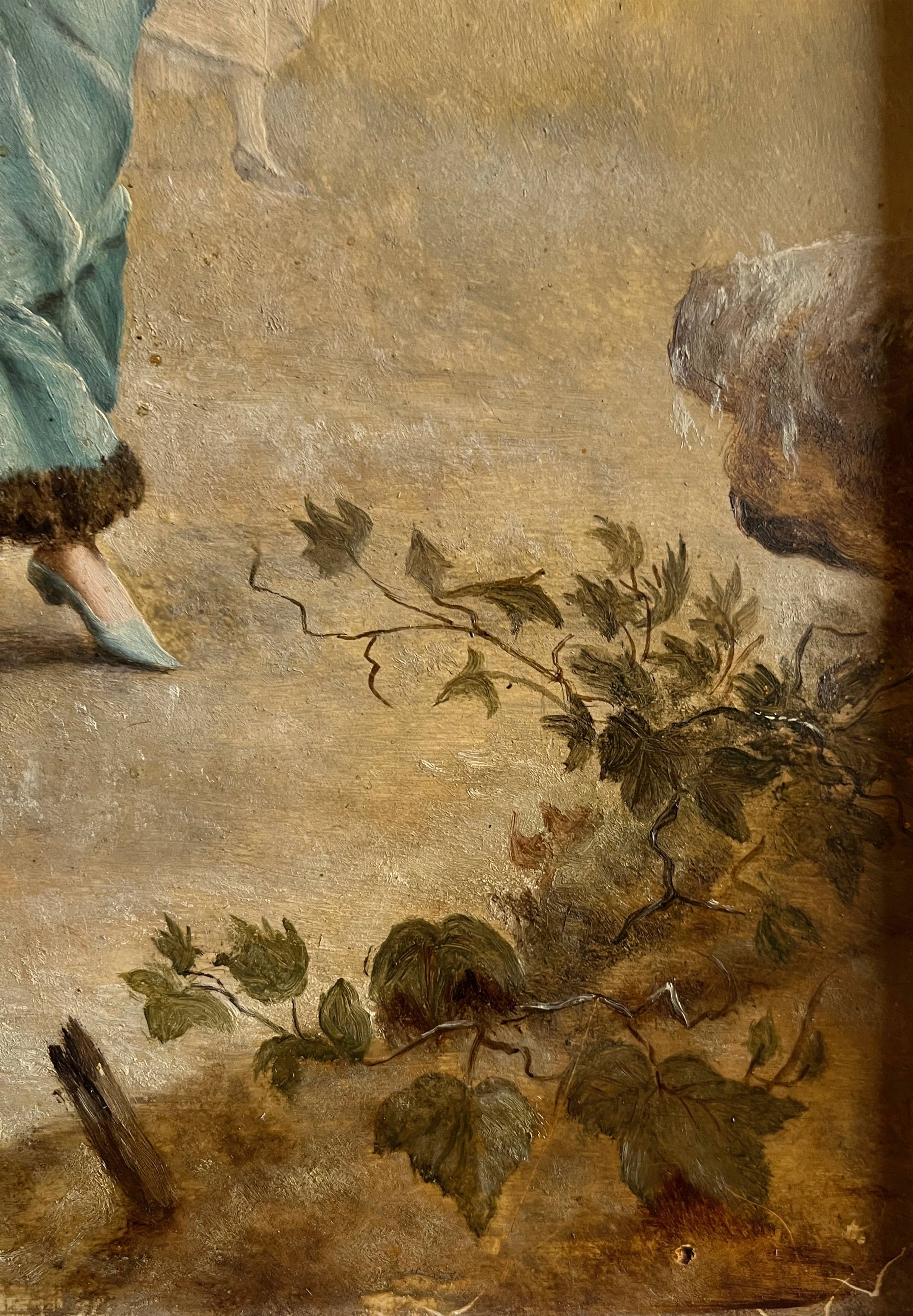 HSP painting "Elegant in the Park" by Alexandre Perrin Academy of Painting