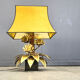 Maison Jansen floral table lamp, 1970s
