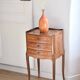 Louis XV bedside table in marquetry