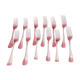 Lot de 12 fourchettes métal argent ercuis