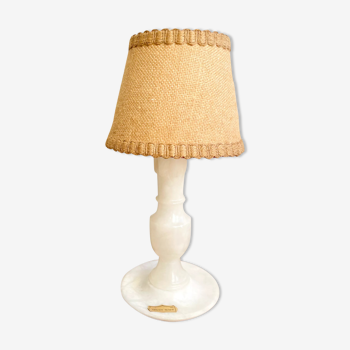 Bohemian lamp in alabaster