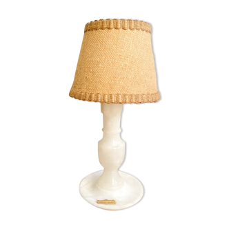 Bohemian lamp in alabaster