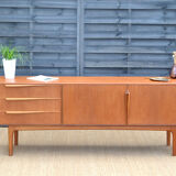 McIntosh teak sideboard - wave handles - 200 cm