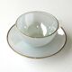 Iridescent Opaline Coffee Service Color – 6 Cups and 6 Under Cups Mod. Harlequin