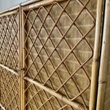 Vintage rattan cabinet