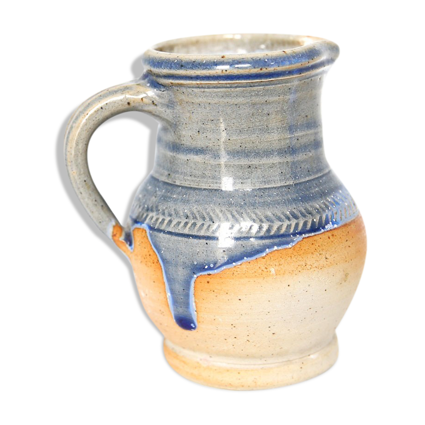Saint-Vérain blue sandstone pitcher, Puisaye