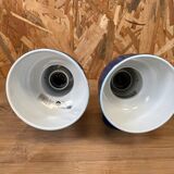Paire d'appliques murales bleues Amilux - Made in France