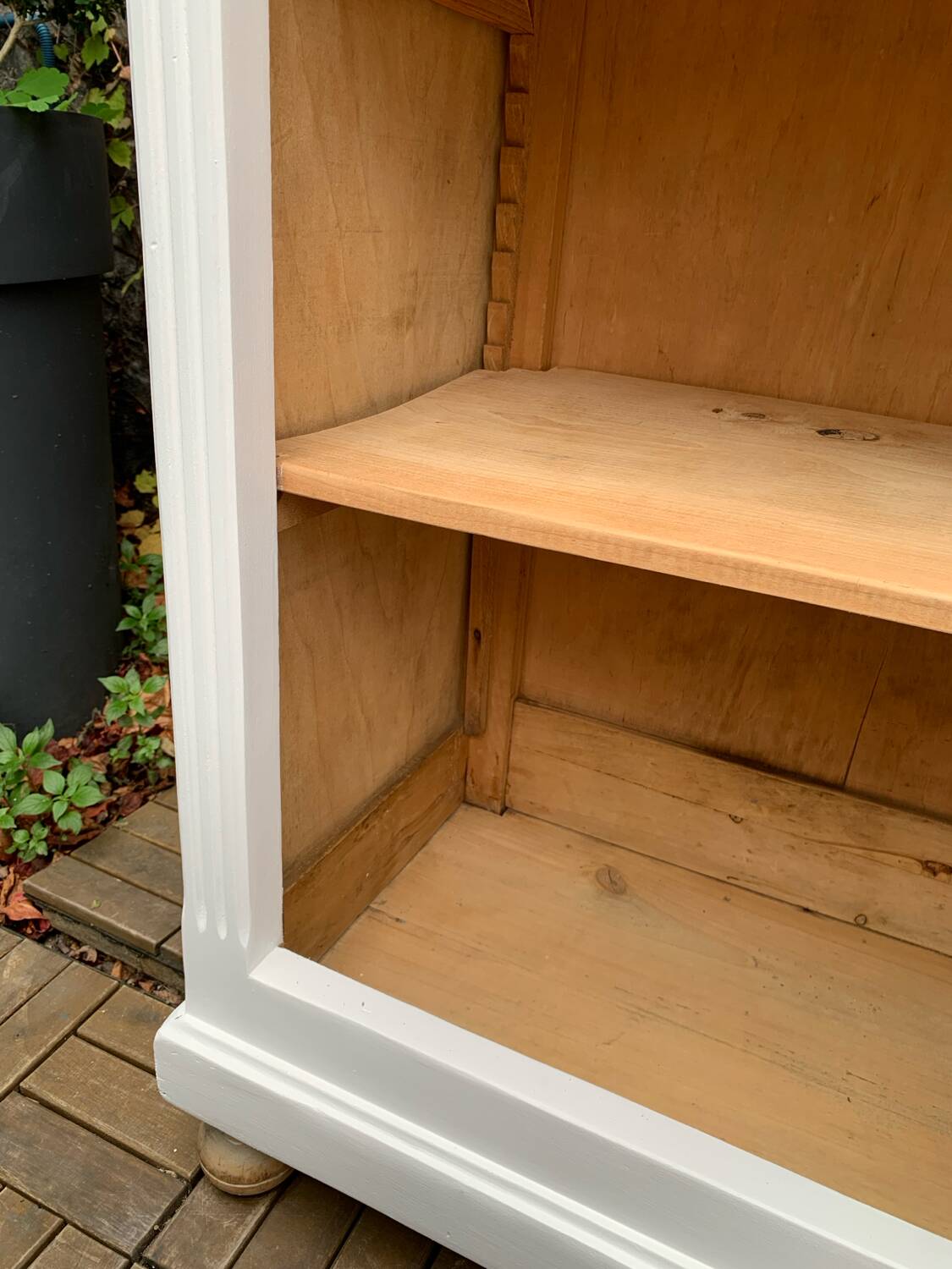 Antique Parisian glass cabinet H150