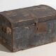 Antique dark toned trunk (circa 1910) #65