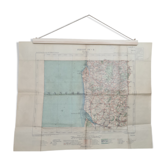 Carte routière 1900